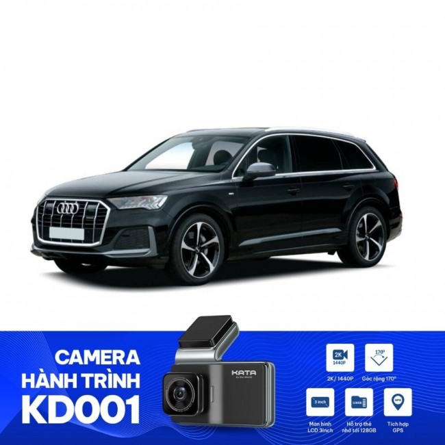 Mount gắn camera hành trình cho Audi Q7 | Camera hành trình VAVA Dual 2K